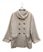 Christian Diorクリスチャン ディオール）の古着「アンゴラ混ウールコート」｜ベージュ