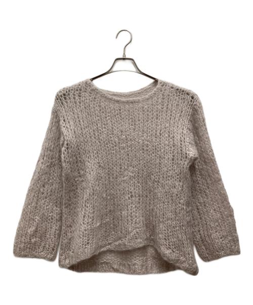 6(ROKU) BEAUTY&YOUTH（ロク ビューティーアンドユース）6(ROKU) BEAUTY&YOUTH (ロク ビューティーアンドユース) モヘヤウールニット グレー サイズ:表記なしの古着・服飾アイテム