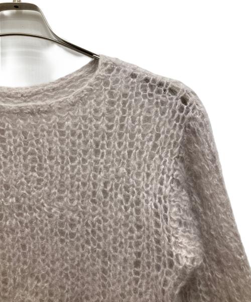 6(ROKU) BEAUTY&YOUTH（ロク ビューティーアンドユース）6(ROKU) BEAUTY&YOUTH (ロク ビューティーアンドユース) モヘヤウールニット グレー サイズ:表記なしの古着・服飾アイテム
