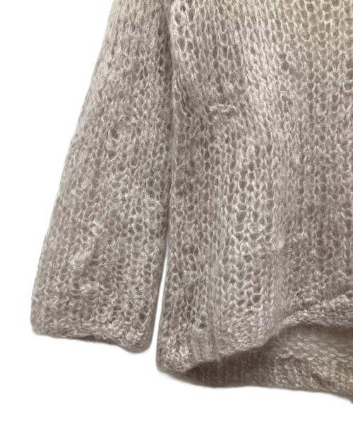 6(ROKU) BEAUTY&YOUTH（ロク ビューティーアンドユース）6(ROKU) BEAUTY&YOUTH (ロク ビューティーアンドユース) モヘヤウールニット グレー サイズ:表記なしの古着・服飾アイテム