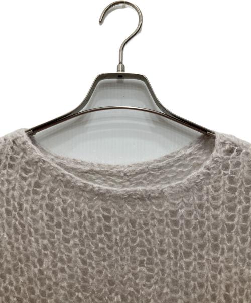 6(ROKU) BEAUTY&YOUTH（ロク ビューティーアンドユース）6(ROKU) BEAUTY&YOUTH (ロク ビューティーアンドユース) モヘヤウールニット グレー サイズ:表記なしの古着・服飾アイテム