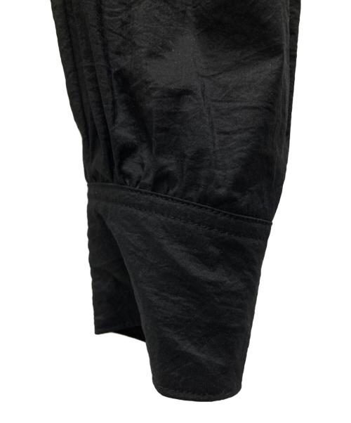 H BEAUTY&YOUTH（エイチ ビューティー&ユース）H BEAUTY&YOUTH (エイチ ビューティー&ユース) ナイロンパフスリーブシャツ ブラック サイズ:Mの古着・服飾アイテム