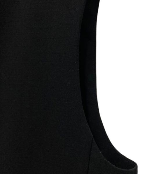 UNITED ARROWS TOKYO（ユナイテッドアローズトウキョウ）UNITED ARROWS TOKYO (ユナイテッドアローズトウキョウ) ポリエステルロングジレ ブラック サイズ:36の古着・服飾アイテム