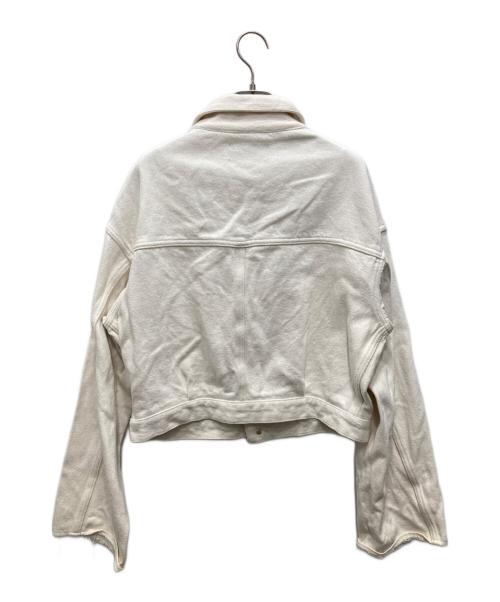 KURO CHARLIEMAY（クロ チャーリーメイ）KURO CHARLIEMAY (クロ チャーリーメイ) コアデニムジャケット ホワイトの古着・服飾アイテム