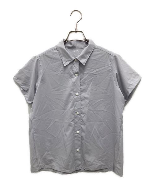 山と道（ヤマトミチ）山と道 (ヤマトミチ) S/Sバンブーシャツ グレー サイズ:Sの古着・服飾アイテム