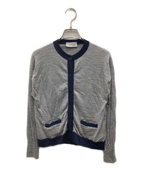 JOHN SMEDLEY（ジョンスメドレー）JOHN SMEDLEY (ジョンスメドレー) ウールカーディガン グレー サイズ:Sの古着・服飾アイテム