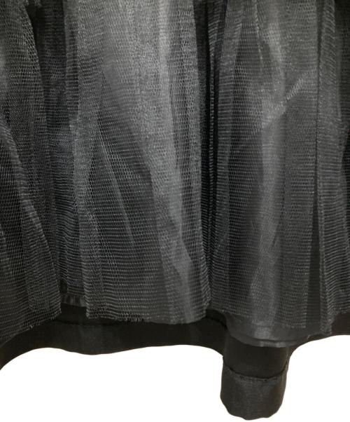 JENNE（ジェンヌ）JENNE (ジェンヌ) オープンカラーサテンワンピース ブラック サイズ:Sの古着・服飾アイテム