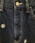 中古・古着 KEBOZ (ケボズ) FREAK'S STORE (フリークスストア) NICK GEAR (ニックギア) Flower&Embroidery Logo DENIM/フラワー・アンド・エンブロイダリー・ロゴ・デニム ブルー サイズ:M：7000円