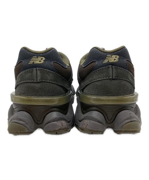NEW BALANCE（ニューバランス）NEW BALANCE (ニューバランス) 9060ローカットスニーカー ブラウン×オリーブ サイズ:26.5の古着・服飾アイテム