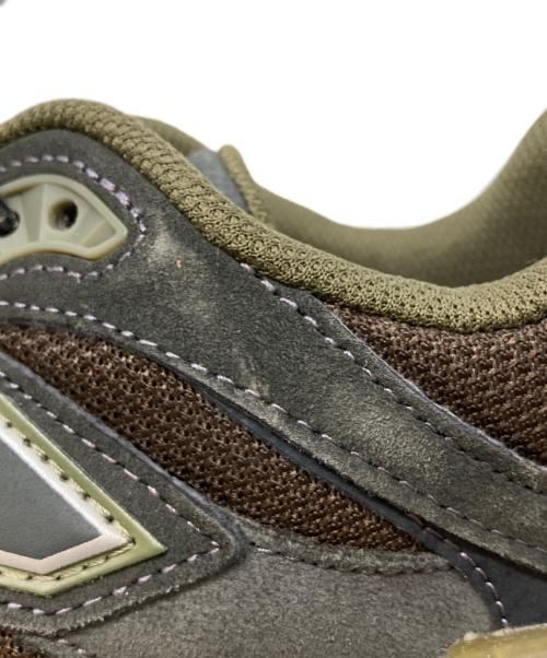 NEW BALANCE（ニューバランス）NEW BALANCE (ニューバランス) 9060ローカットスニーカー ブラウン×オリーブ サイズ:26.5の古着・服飾アイテム