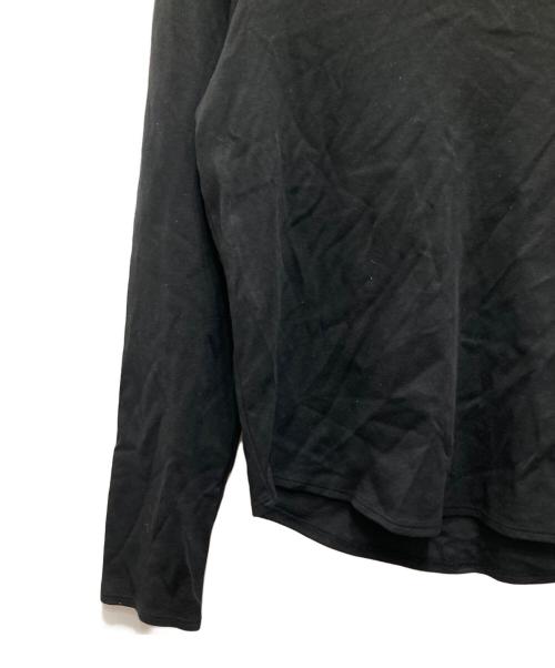 theory（セオリー）theory (セオリー) Clinton Knit 2 Shirt Tail Tee ブラック サイズ:Pの古着・服飾アイテム