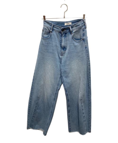 Q.anos（キュアノス）Q.anos (キュアノス) ブルージュデニム インディゴの古着・服飾アイテム
