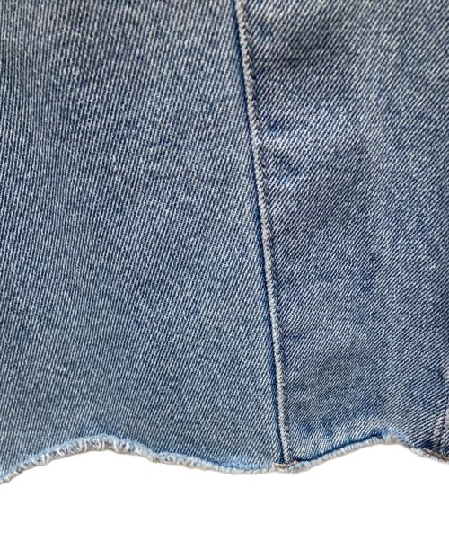 Q.anos（キュアノス）Q.anos (キュアノス) ブルージュデニム インディゴの古着・服飾アイテム