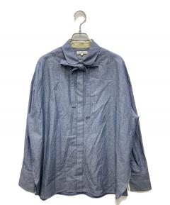 中古・古着通販】yori (ヨリ) ギンガムスカラップカラーカットソー