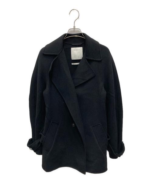 SPORT MAX（スポーツマックス）SPORT MAX (スポーツマックス) カシミヤコート ブラック サイズ:34の古着・服飾アイテム
