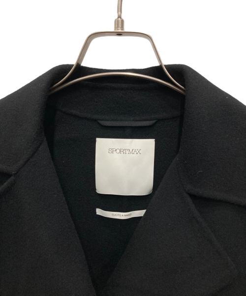 SPORT MAX（スポーツマックス）SPORT MAX (スポーツマックス) カシミヤコート ブラック サイズ:34の古着・服飾アイテム
