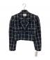 sheller（シェリエ）の古着「5th check tweed jacket/フィフス チェック ツイード ジャケット」｜ブラック
