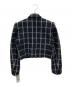 sheller (シェリエ) 5th check tweed jacket/フィフス チェック ツイード ジャケット ブラック サイズ:F 未使用品：20000円