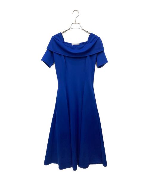 JENNE（ジェンヌ）JENNE (ジェンヌ) 3キロ見えオフショルワンピース ブルー サイズ:S 未使用品の古着・服飾アイテム