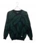 WACKO MARIA（ワコマリア）の古着「LEAF JACQUARD SWEATER/リーフ ジャカード セーター」｜グリーン×ブラック