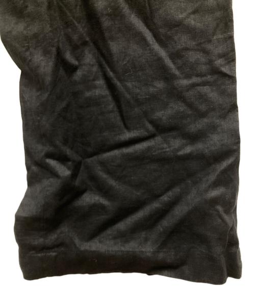 JOURNAL STANDARD relume（ジャーナルスタンダード レリューム）JOURNAL STANDARD relume (ジャーナルスタンダード レリューム) 麻スリットイージーパンツ ブラック サイズ:38の古着・服飾アイテム