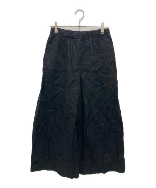 JOURNAL STANDARD（ジャーナルスタンダード）JOURNAL STANDARD (ジャーナルスタンダード) リネン タックキュロット ブラック サイズ:36の古着・服飾アイテム