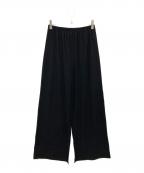 FRAMeWORKフレームワーク）の古着「クールタッチナイロンジャージーレイヤードパンツ」｜ブラック