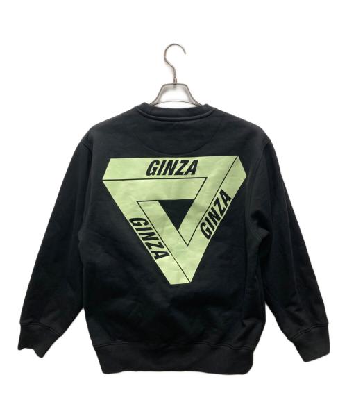 PALACE（パレス）PALACE (パレス) GINZA CREW/ギンザ クルー ブラック サイズ:Mの古着・服飾アイテム