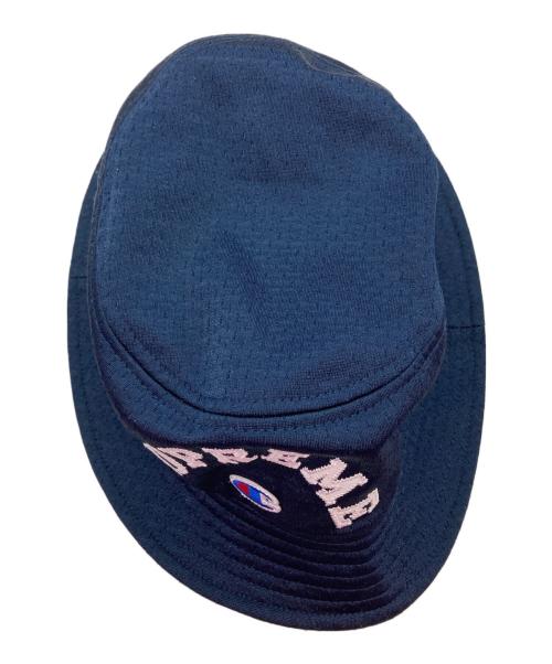 SUPREME（シュプリーム）SUPREME (シュプリーム) Champion (チャンピオン) Mesh Crusher Hat/メッシュクラッシャーハット ネイビー サイズ:LARGE/X-LARGEの古着・服飾アイテム