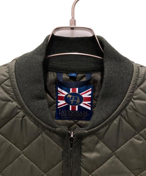 LAVENHAM（ラベンハム）LAVENHAM (ラベンハム) TELFORD/キルティングベスト オリーブ サイズ:Mの古着・服飾アイテム