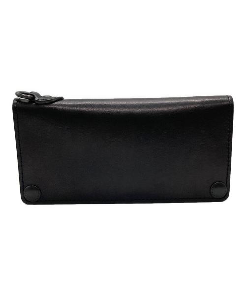 KADOYA（カドヤ）KADOYA (カドヤ) SADDLE LONG WALLET/サドル ロング ウォレット ブラックの古着・服飾アイテム