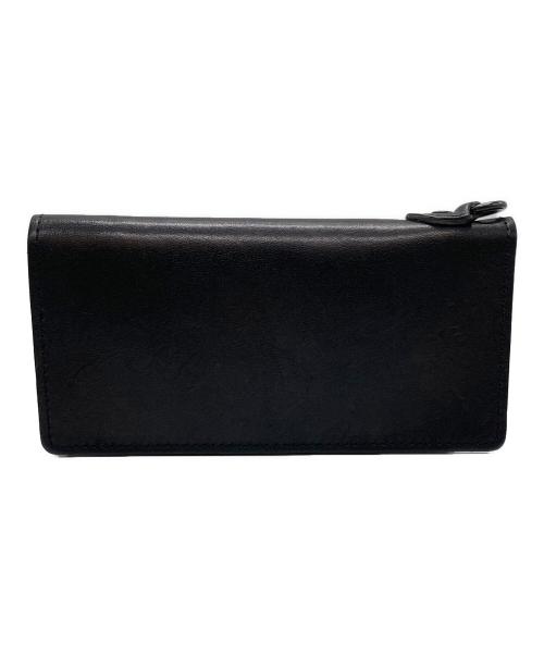 KADOYA（カドヤ）KADOYA (カドヤ) SADDLE LONG WALLET/サドル ロング ウォレット ブラックの古着・服飾アイテム