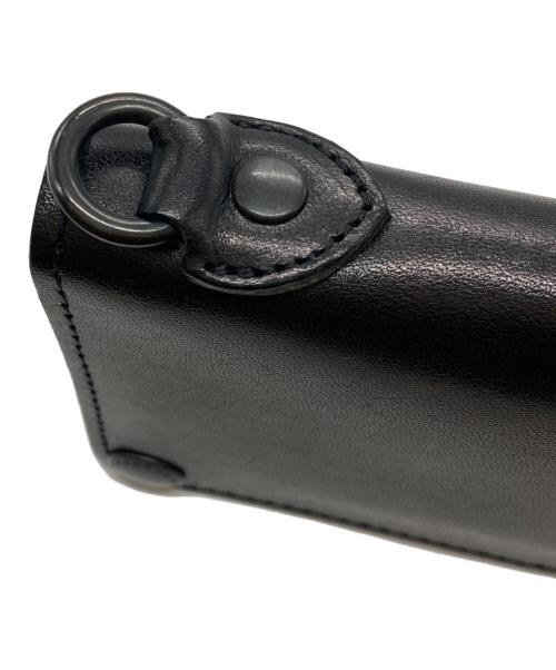 KADOYA（カドヤ）KADOYA (カドヤ) SADDLE LONG WALLET/サドル ロング ウォレット ブラックの古着・服飾アイテム