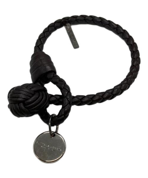 BOTTEGA VENETA（ボッテガベネタ）BOTTEGA VENETA (ボッテガベネタ) イントレチャートブレスレット ブラウンの古着・服飾アイテム