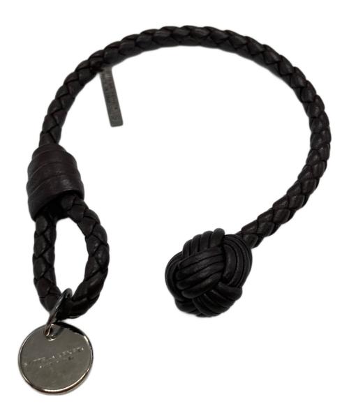 BOTTEGA VENETA（ボッテガベネタ）BOTTEGA VENETA (ボッテガベネタ) イントレチャートブレスレット ブラウンの古着・服飾アイテム