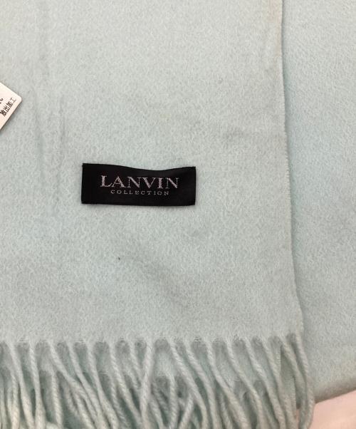 LANVIN COLLECTION（ランバンコレクション）LANVIN COLLECTION (ランバンコレクション) カシミヤストール ブルー サイズ:表記なし 未使用品の古着・服飾アイテム
