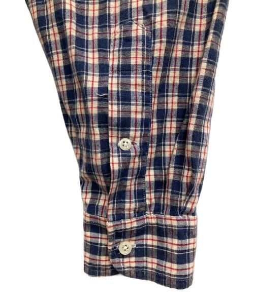 POLO COUNTRY（ポロカントリー）POLO COUNTRY (ポロカントリー) 90’Sチェックシャツ ネイビー×ベージュ サイズ:Sの古着・服飾アイテム