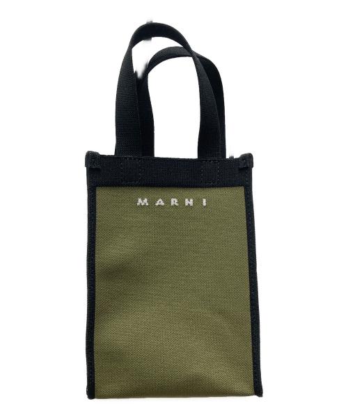 MARNI（マルニ）MARNI (マルニ) 2WAYショルダーバッグ カーキの古着・服飾アイテム
