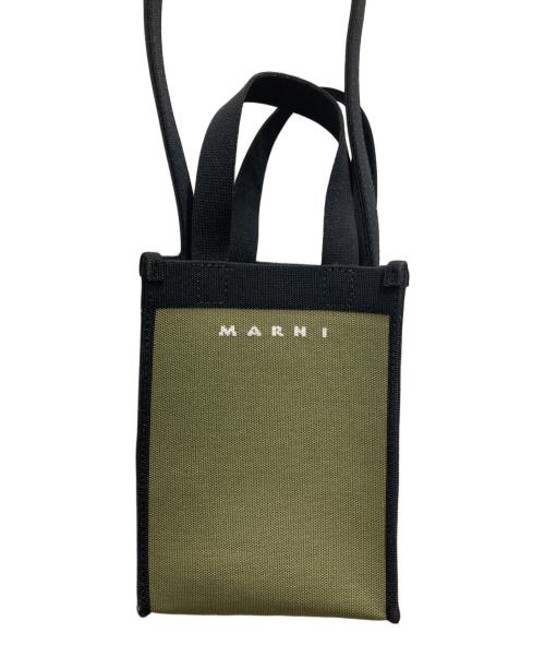 MARNI（マルニ）MARNI (マルニ) 2WAYショルダーバッグ カーキの古着・服飾アイテム