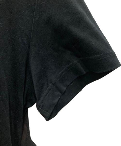 noir kei ninomiya（ノワール ケイ ニノミヤ）noir kei ninomiya (ノワール ケイ ニノミヤ) COMME des GARCONS (コムデギャルソン) バックドットデザインカットソー ブラック サイズ:Sの古着・服飾アイテム