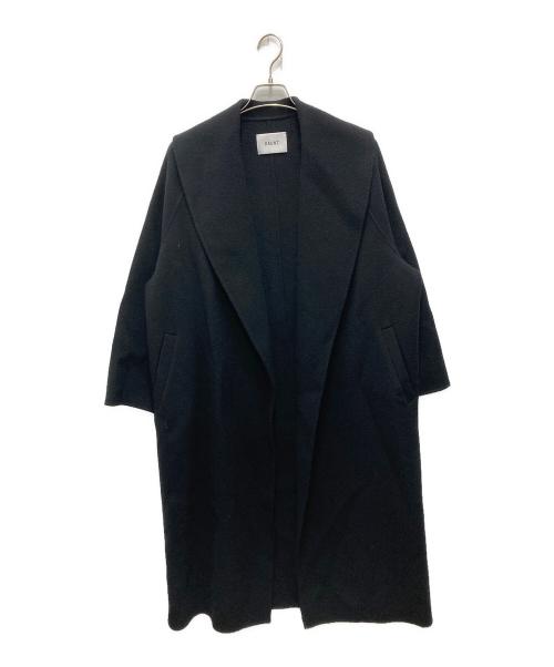haunt（ハウント）haunt (ハウント) BIG SHAWL COAT ブラック サイズ:36の古着・服飾アイテム