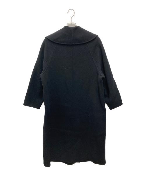 haunt（ハウント）haunt (ハウント) BIG SHAWL COAT ブラック サイズ:36の古着・服飾アイテム