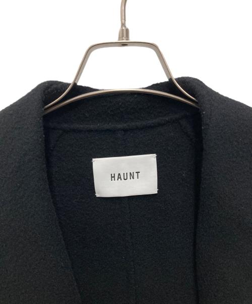 haunt（ハウント）haunt (ハウント) BIG SHAWL COAT ブラック サイズ:36の古着・服飾アイテム