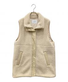 SLOBE IENA（スローブ イエナ）の古着「ECOPELボアベスト」｜ベージュ