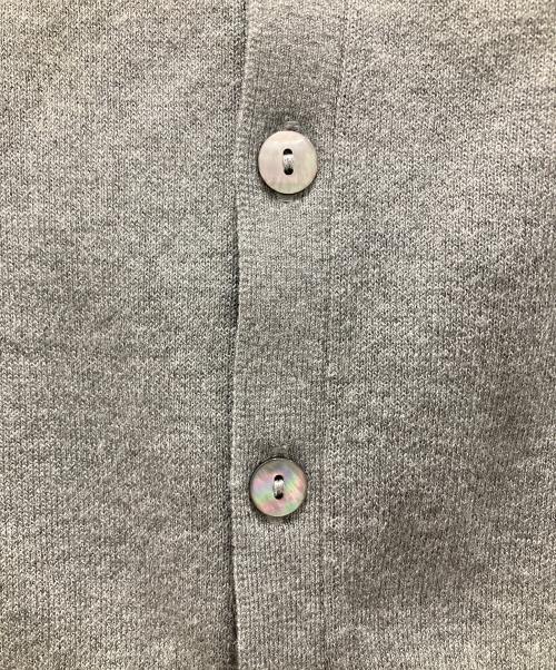 NKNIT（ンニット）NKNIT (ンニット) logo KNIT cardigan/ロゴ ニット カーディガン グレー サイズ:FREEの古着・服飾アイテム