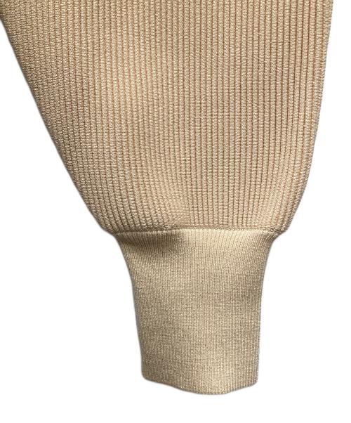 CLANE（クラネ）CLANE (クラネ) CURVE SLEEVE KNIT CARDIGAN/カーブ スリーブ ニット カーディガン イエロー サイズ:1の古着・服飾アイテム