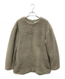 CLANE（クラネ）の古着「BULKY LINE BOA TOPS/バルキー・ライン・ボア・トップス 」｜ベージュ
