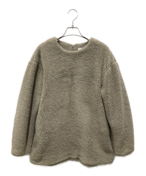 CLANE（クラネ）CLANE (クラネ) BULKY LINE BOA TOPS/バルキー・ライン・ボア・トップス  ベージュ サイズ:1の古着・服飾アイテム