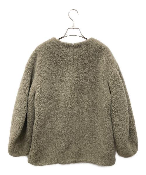 CLANE（クラネ）CLANE (クラネ) BULKY LINE BOA TOPS/バルキー・ライン・ボア・トップス  ベージュ サイズ:1の古着・服飾アイテム