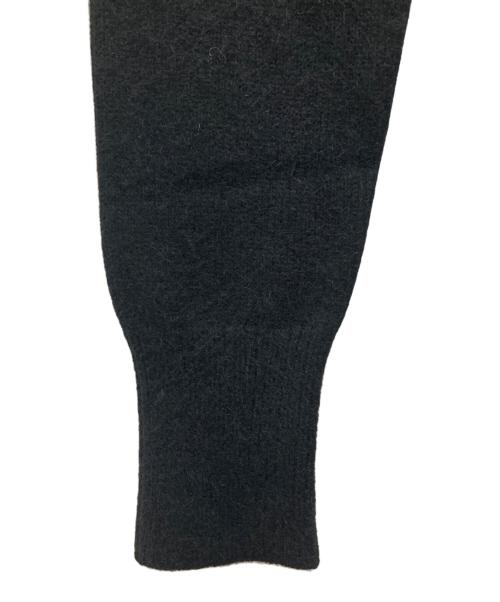 NKNIT（ンニット）NKNIT (ンニット) raccoon mix skipper KNIT/ラクーン ミックス スキッパー ニット ブラック サイズ:1の古着・服飾アイテム